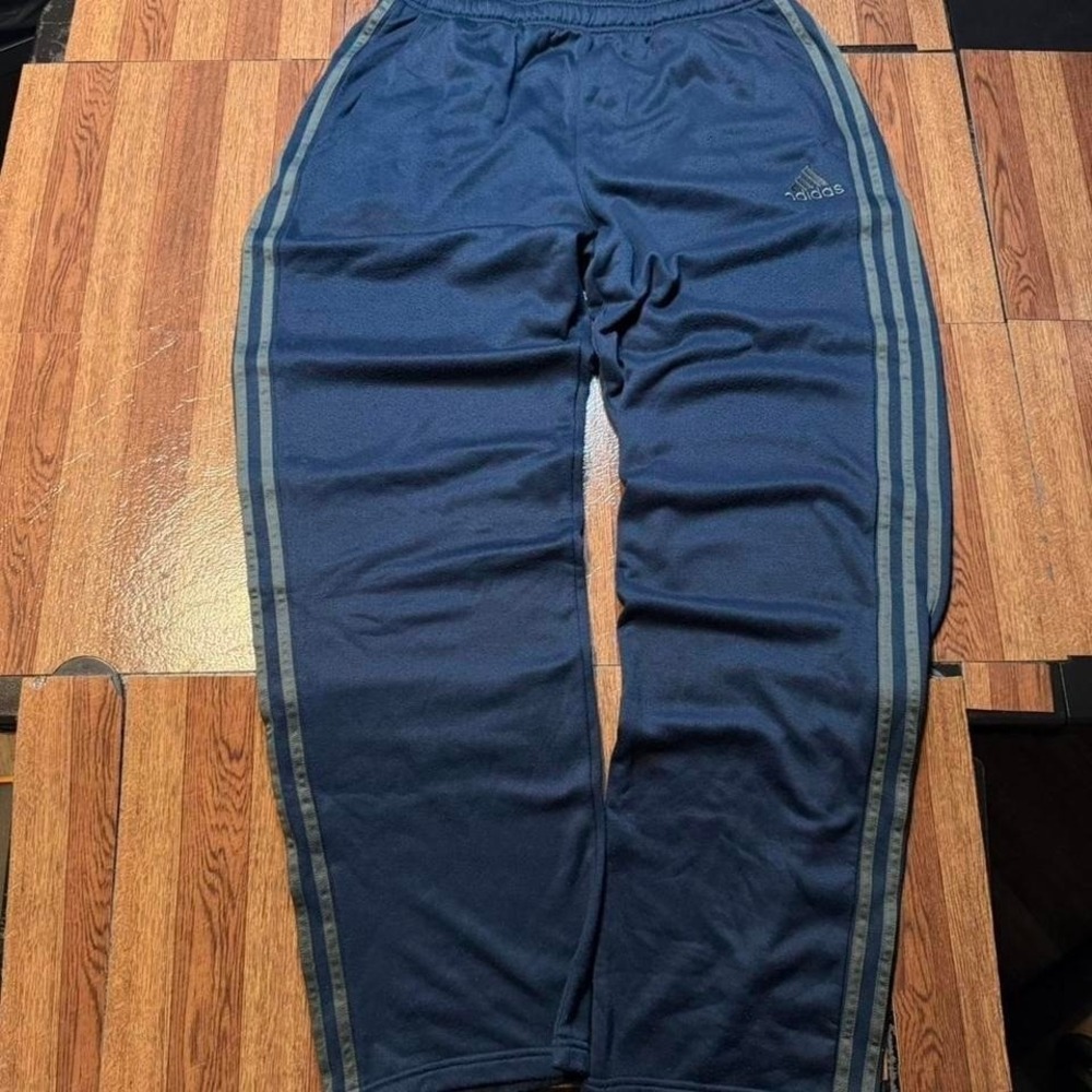 Adidas Blue Retro Tech Sportswear‎ Baggy Track Sweatpants Large